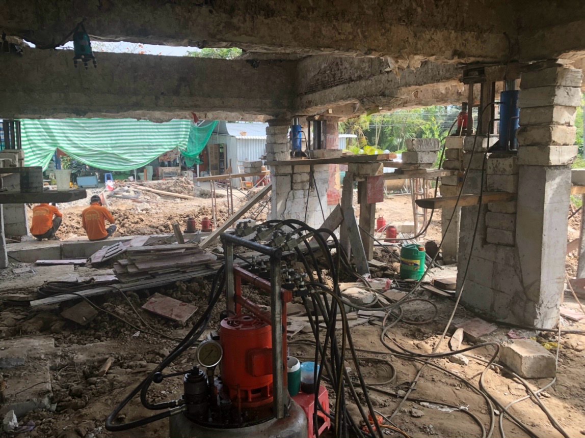 xử lý nhà Thiên Phúc, nâng nhà, dời nhà lên cao, thần đèn số 1, thần đèn Việt Nam